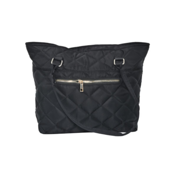 Jeevan PVC Tote Bag (Black)