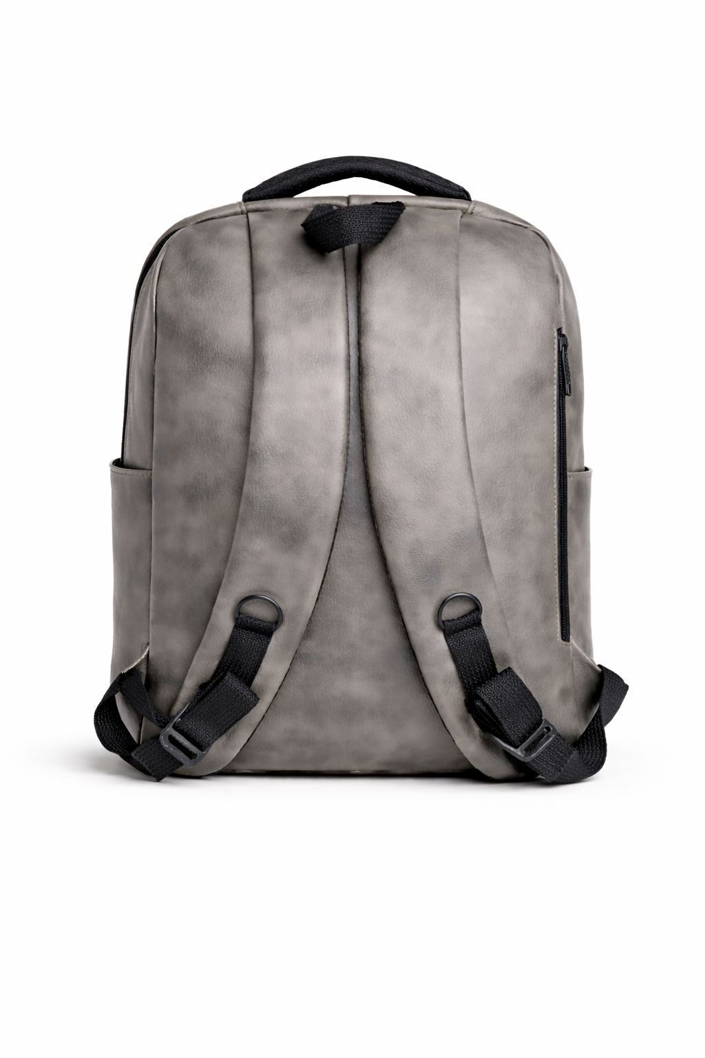 Jeevan Premium Faux Leather Backpack (Grey)