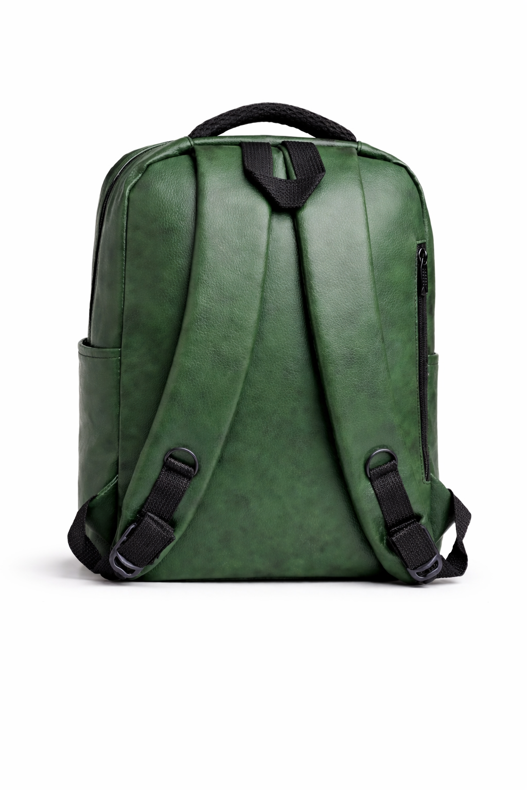 Jeevan Premium Faux Leather Backpack (Green)