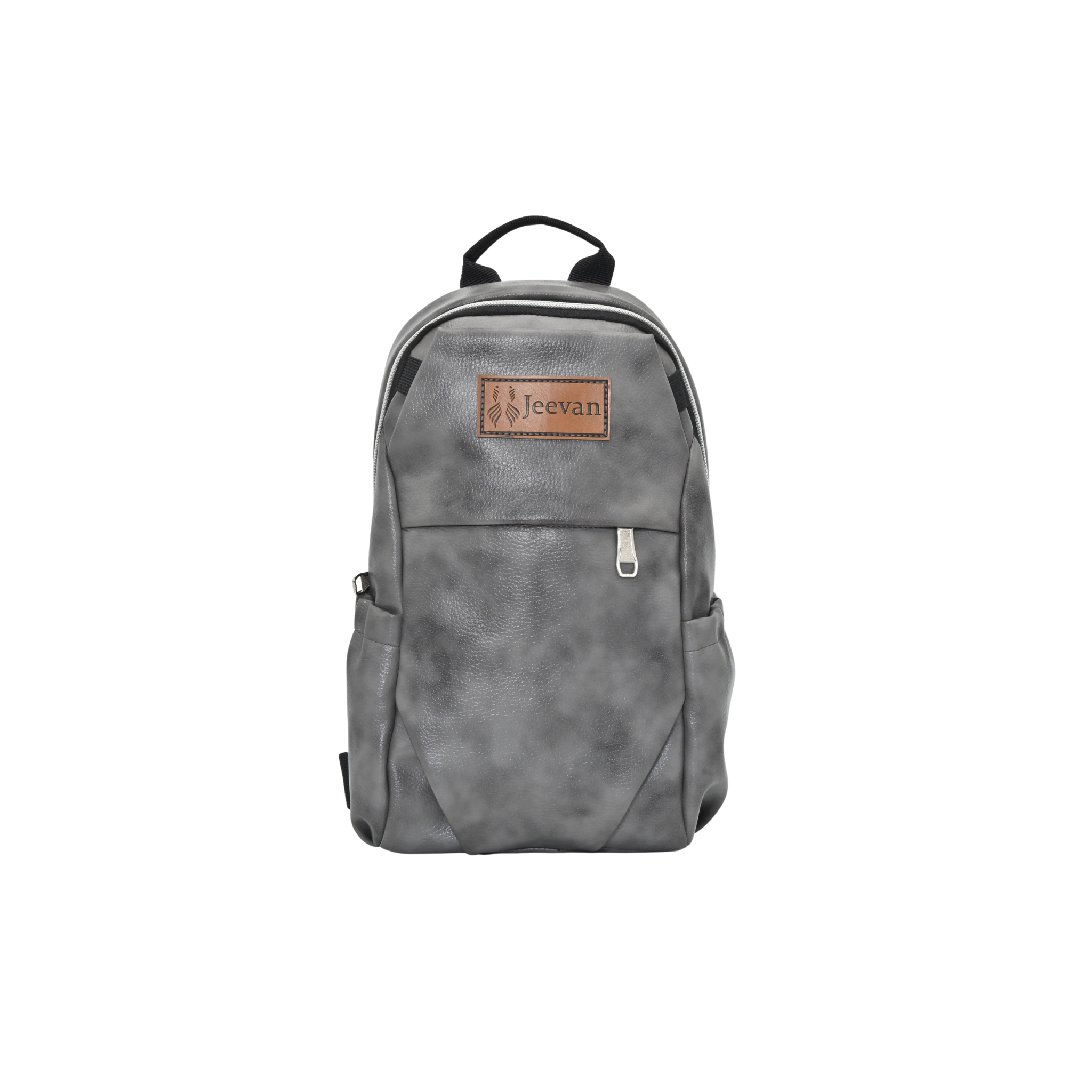 Jeevan Faux Leather Chest Cross Bag - Compact & Stylish (Grey)