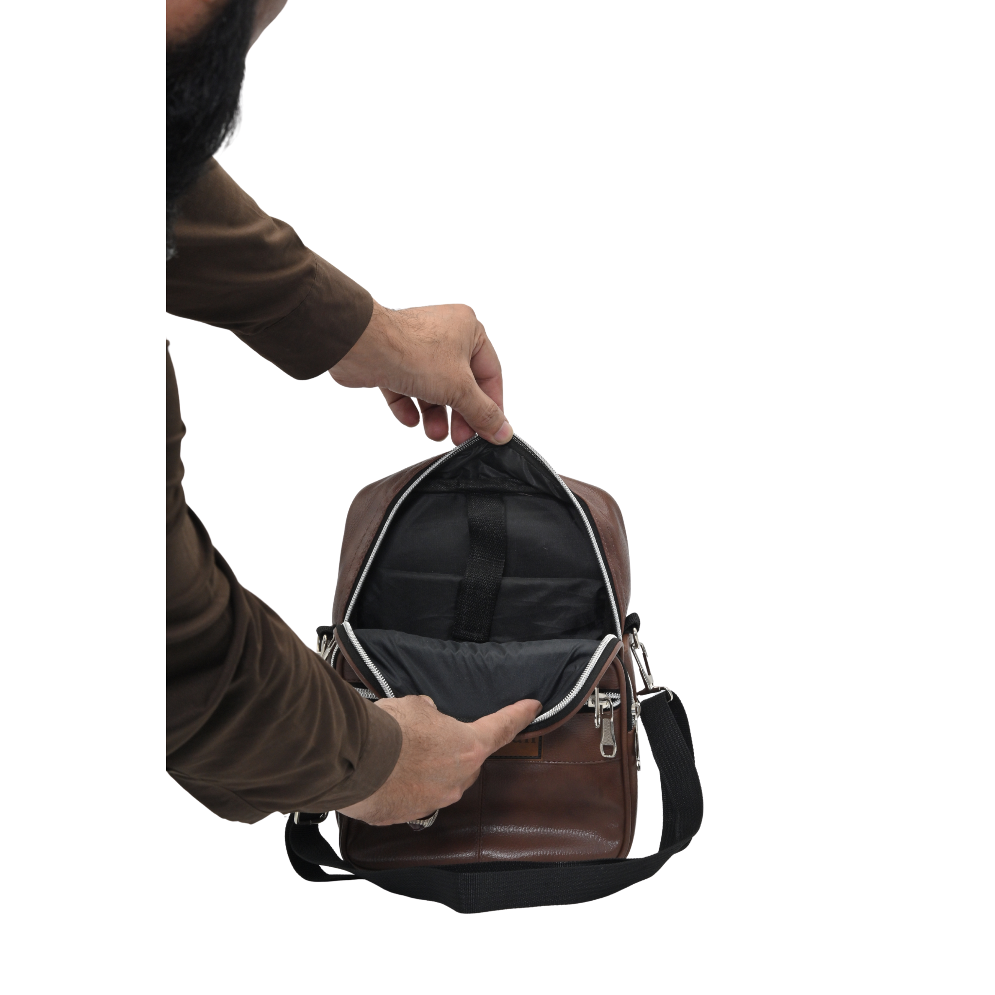 Side sealing bag – Where Elegance Meets Everyday Ease (Chocolate Brown)
