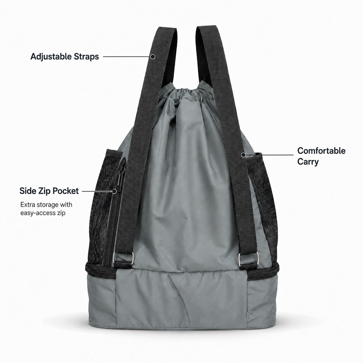 4 in 1 Multi-Use Bag (Grey)