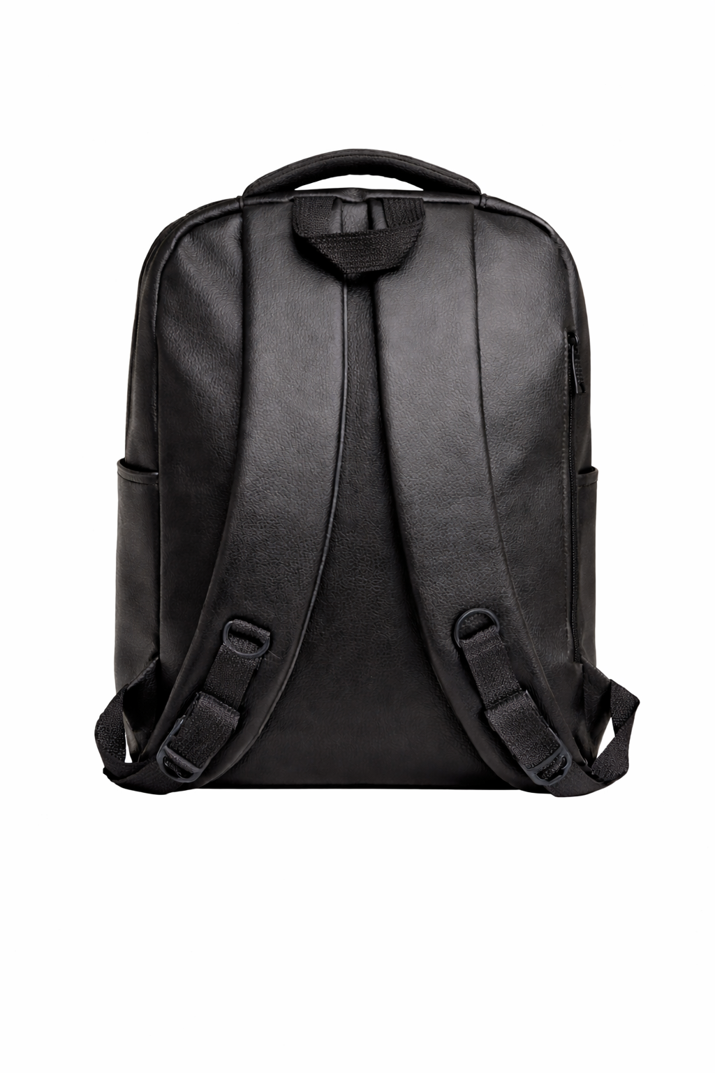 Jeevan Premium Faux Leather Backpack (Black)