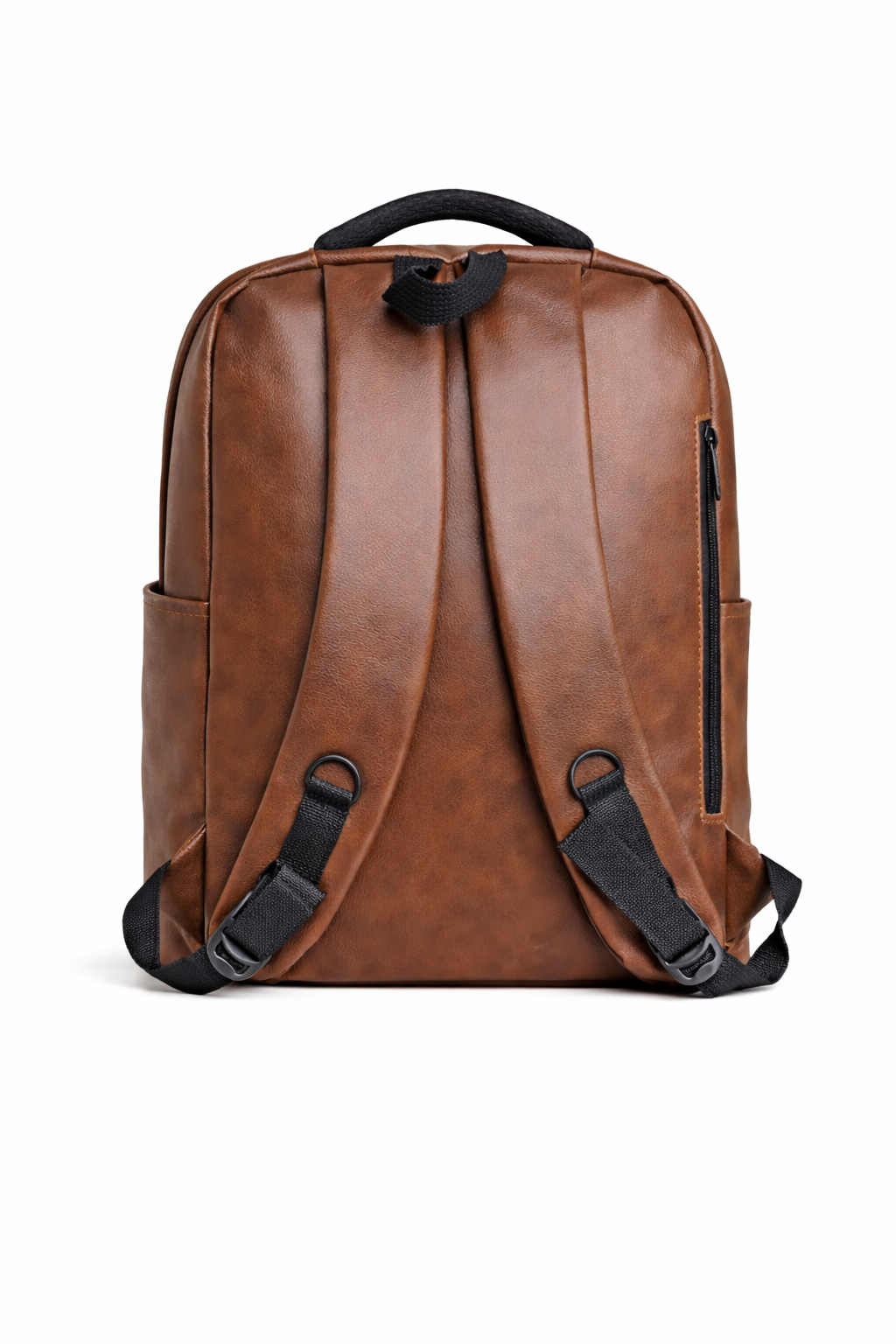 Jeevan Premium Faux Leather Backpack  (Chocolate Brown)