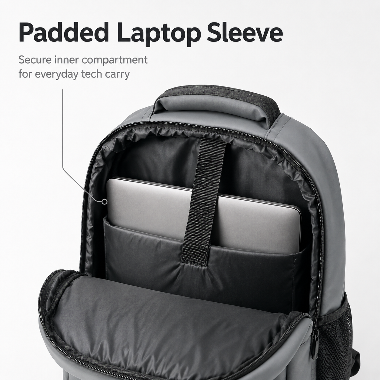 Urban Pro Multi-Compartment Laptop Backpack Grey – 19 Inch