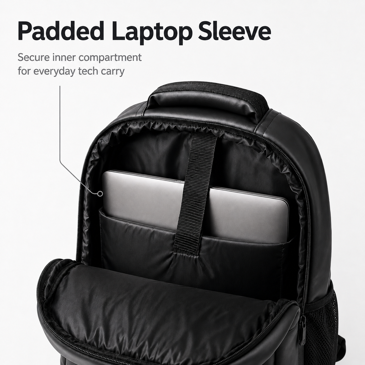 Urban Pro Multi-Compartment Laptop Backpack Black – 19 Inch