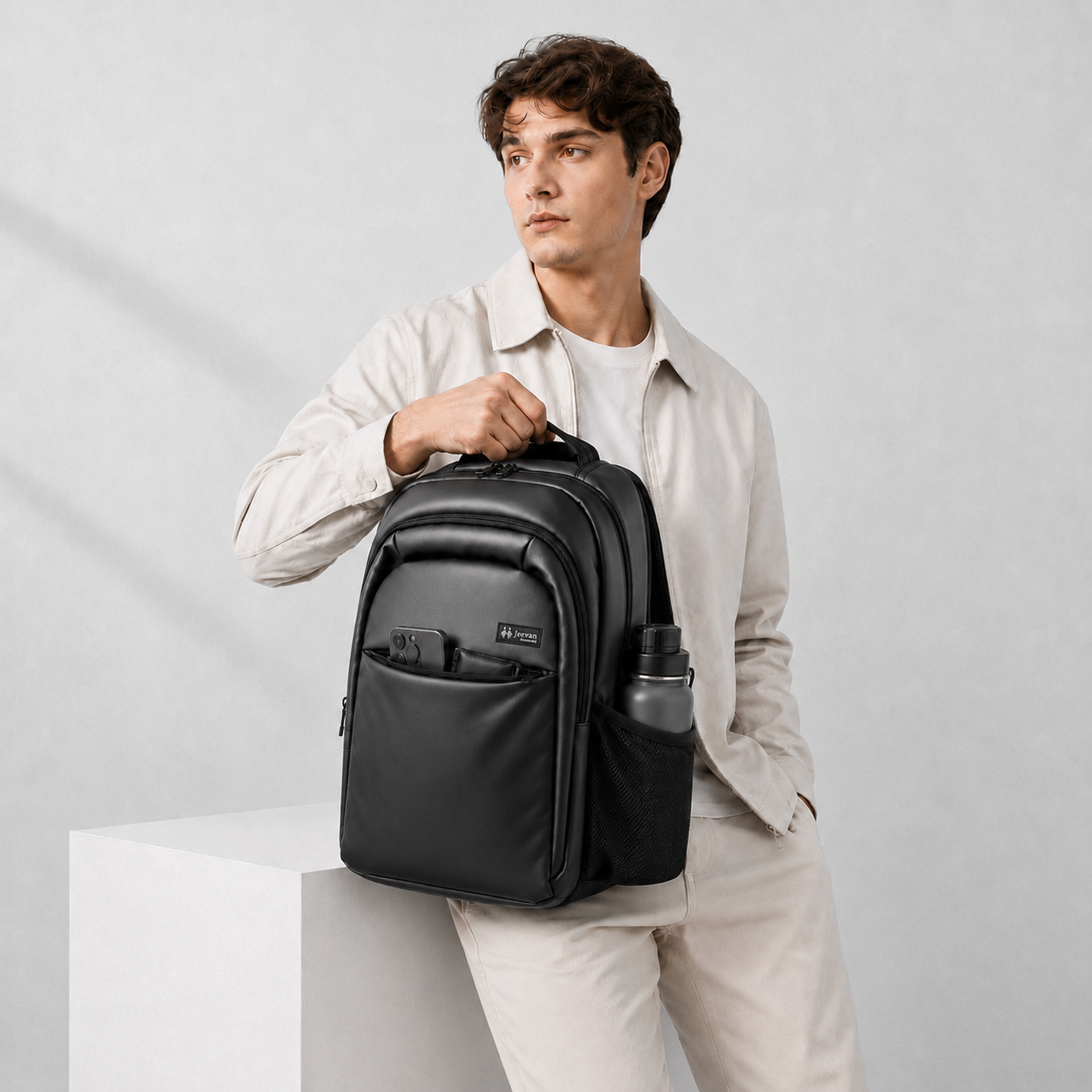 Urban Pro Multi-Compartment Laptop Backpack Black – 19 Inch