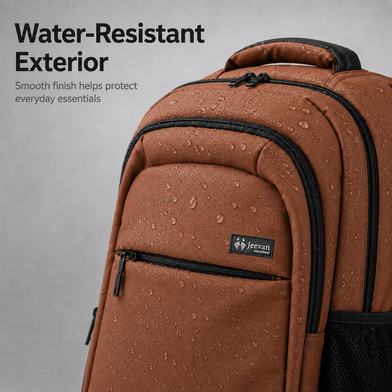 Urban Pro Multi-Compartment Laptop Backpack Brown – 19 Inch