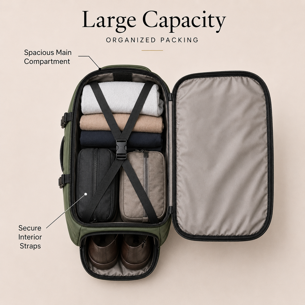 Jeevan Executive Travel Bag – Green