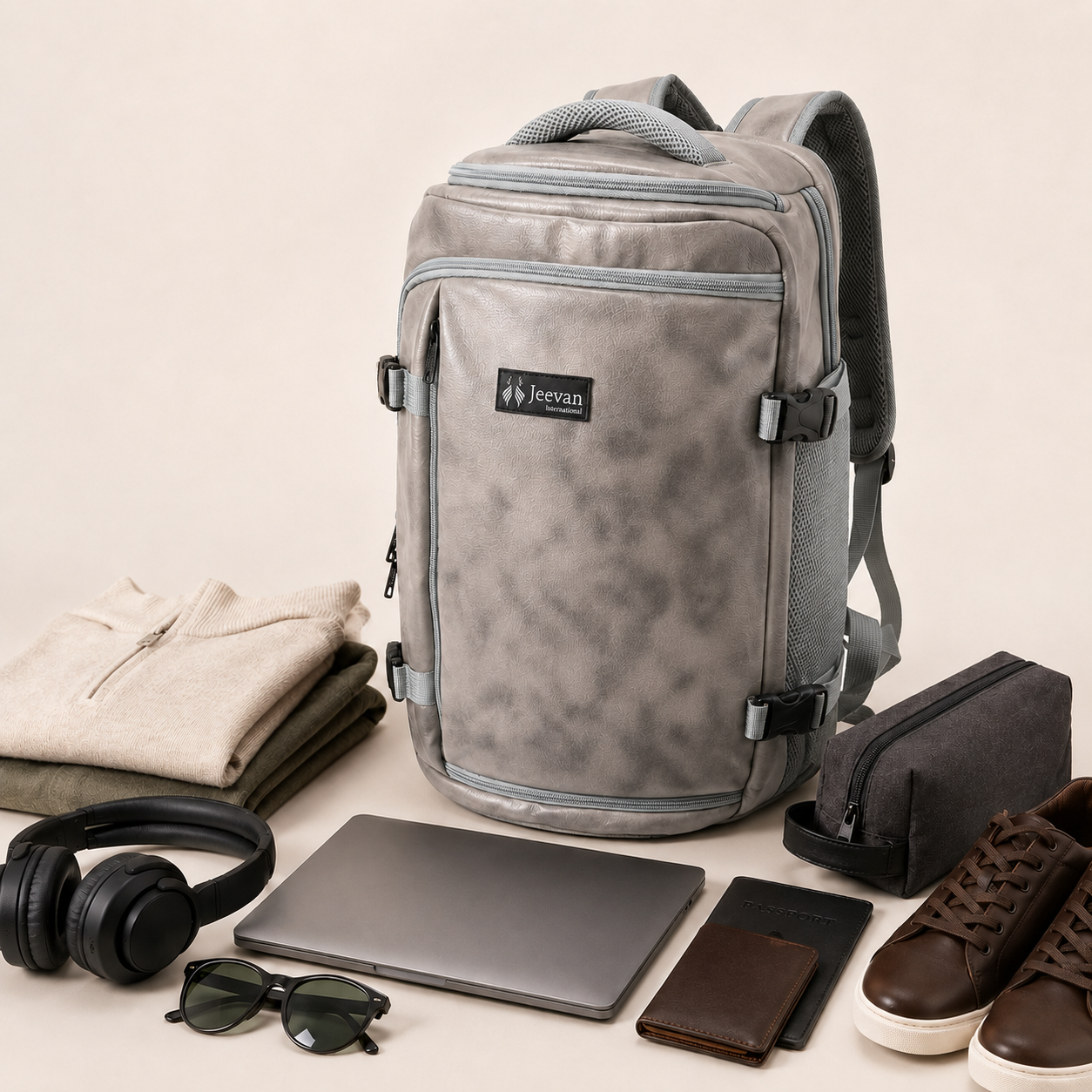Jeevan Executive Travel Bag – Grey