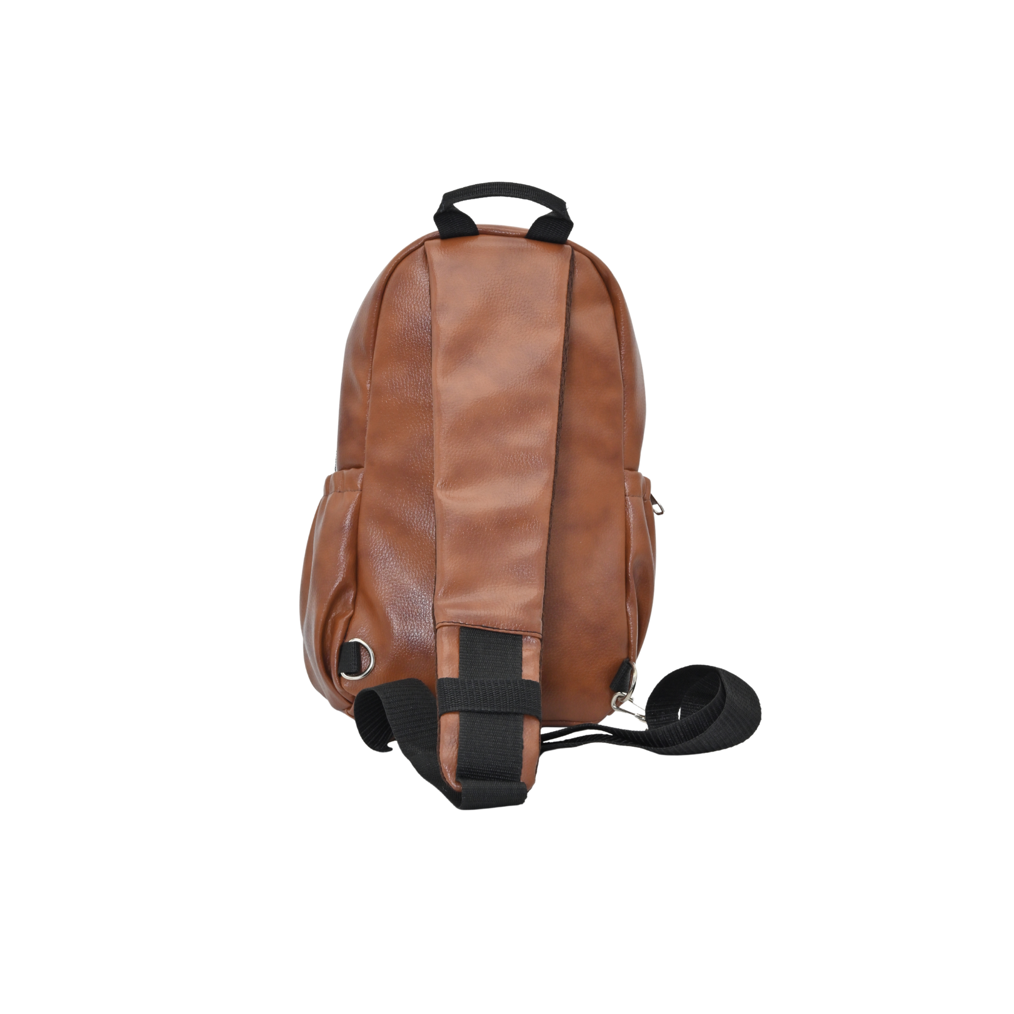 Jeevan Faux Leather Chest Cross Bag - Compact & Stylish (Camel Brown)