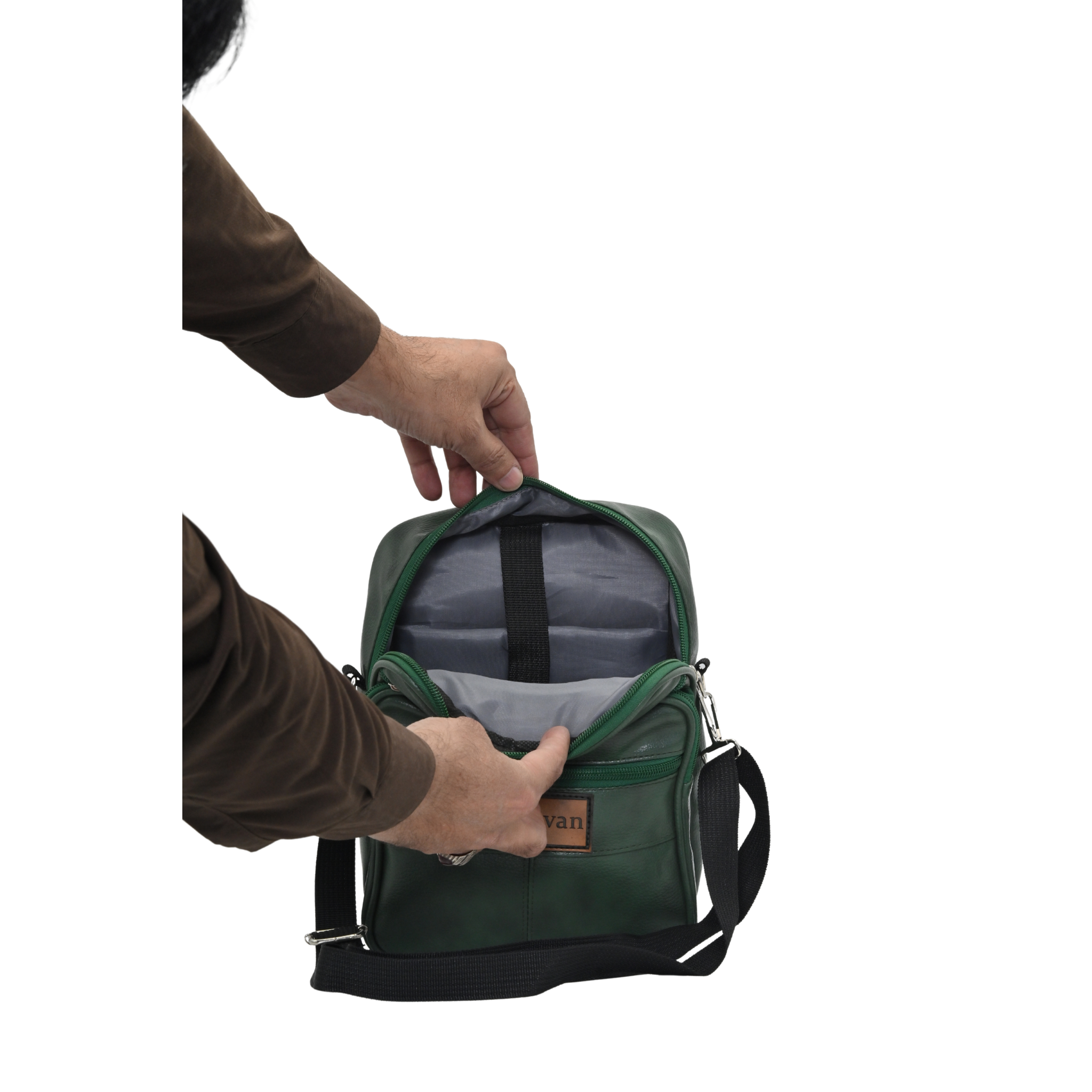 Side sealing bag – Where Elegance Meets Everyday Ease (Green)