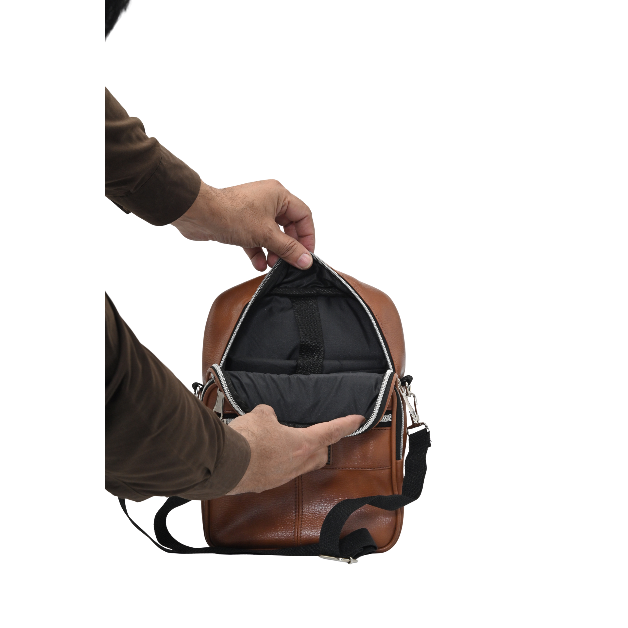 Side sealing bag – Where Elegance Meets Everyday Ease (Camel Brown)