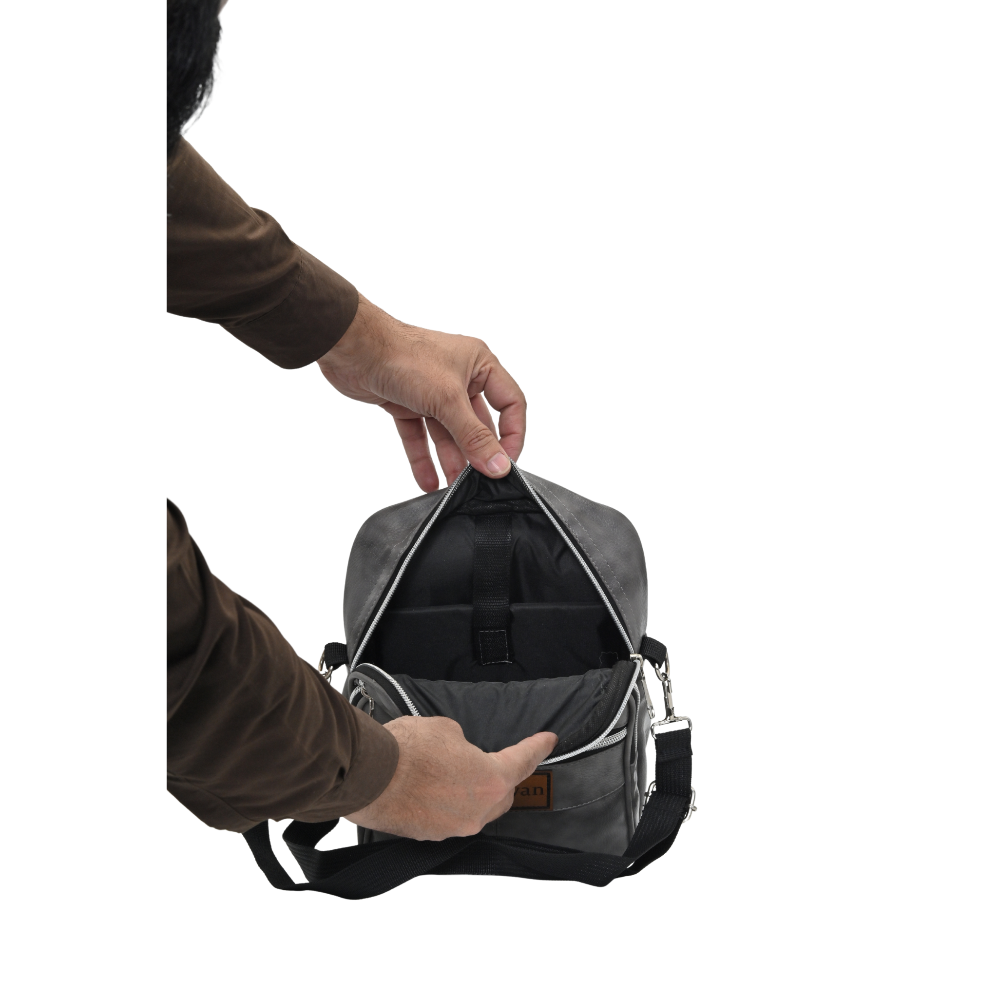 Side sealing bag – Where Elegance Meets Everyday Ease (Gray)